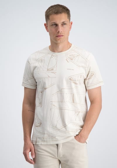 Gabbiano T-shirt All Over Jersey Silky Finish Dune Sand (1566115 NIK - 989)