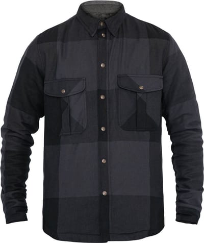 John Doe Motoshirt Big Block Grijs Zwart - Jas