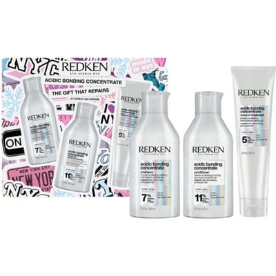 Acidic Bonding Concentrate Hair Care Gift Set Set – Hair Repair Kit, Repairing, For Damaged Hair, Citric Acid, Suitable For Holiday Gift