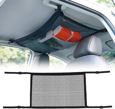 Famanu – Auto plafond bagagenet, universeel dak opbergnet met rits voor suv en terreinwagen