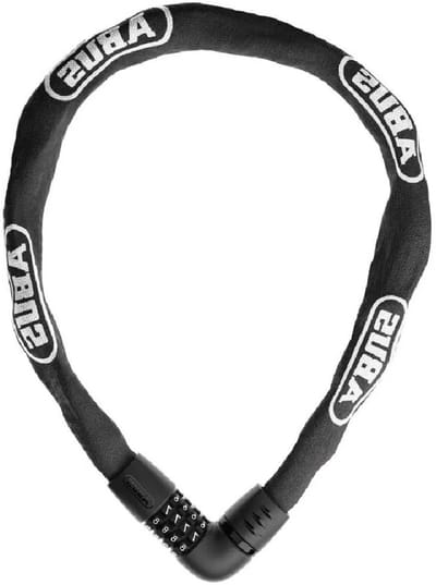 Fietsslot ABUS Kettingslot - Tresor 6806C - Security level 6 - zwart - 85 cm - Geschikt voor elektrische fietsen en stadsfietsen