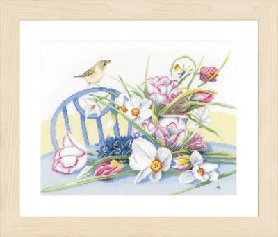 Telpakket kit Narcissen op tafel  - Lanarte - PN-0146980