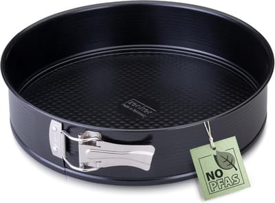 Springvorm met platte en buisbodem Ø 26 cm voor perfecte bakresultaten