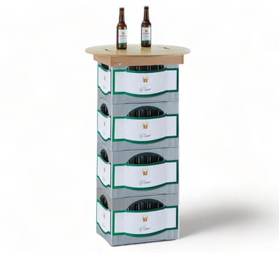 Dailygoods- Tafelopzetstuk Ø 60 cm - Ruimte voor 4 - MDF Partytafel