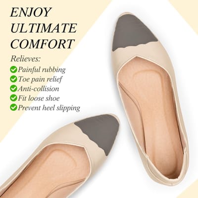 Dailygoody - Inlegzolen voor te grote schoenen - Schoenvullers voor pijnverlichting - Comfortabel en drukverlagend - Voor dames en heren - Inzets
