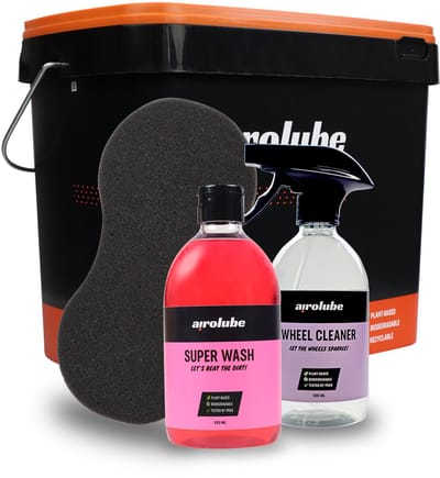 Airolube Car Clean Basic Set | Auto Was Set 4-delig | Autoshampoo | Velgenreiniger | Auto Wassen | Auto schoonmaak Set | Voordeelpakket