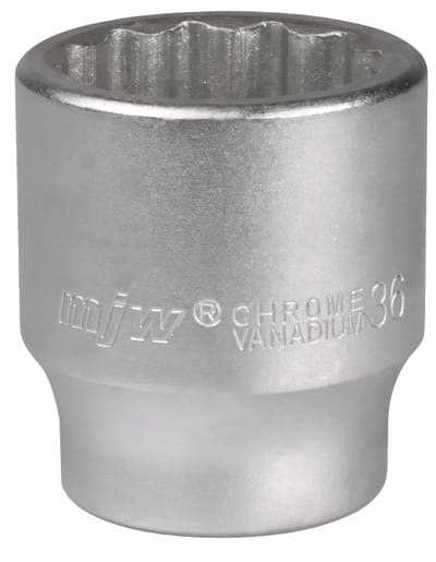 MJW 3/4" 12-kant dop 36 mm CrV dubbeldop