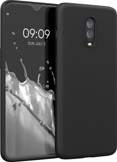 kwmobile telefoonhoesje geschikt voor OnePlus 6T - Hoesje voor smartphone - Back cover in zwart