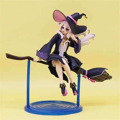 19cm Elaina Anime Figuur De Zwervende Heks: De Reis van Elaina Actiefiguur Heks Figuur Collectie Model Speelgoed Halloween Cadeau black