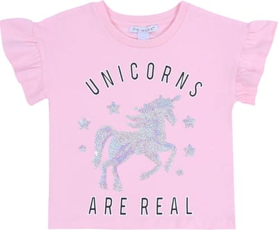Roze eenhoorn T-shirt