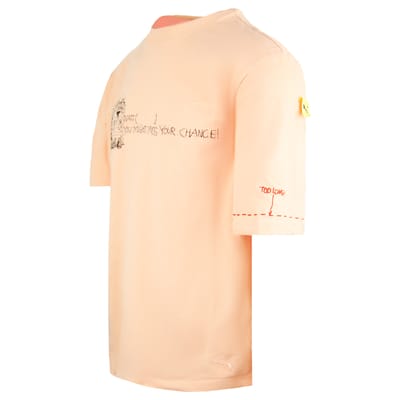 Puma x Michael Lau Long Tee Korte Mouw Crew Neck Peach Heren T-shirt 530362 26