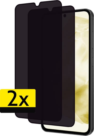 Screenprotector - Geschikt voor Samsung Galaxy A35 - 2 Stuks - Privacy Filter - Beschermglas - Gehard Glas - Tempered Glass - Screen Protector