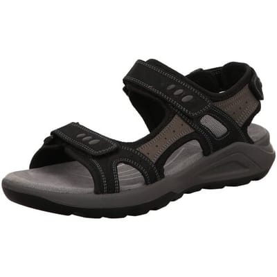 Rohde 5940 90 Sandalen Zwart Nubuck Heren - Zwart - 40