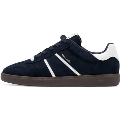Tamaris Sneaker 1-23624-43 805 Dames Lage Damesschoenen Leer M2362443 marine