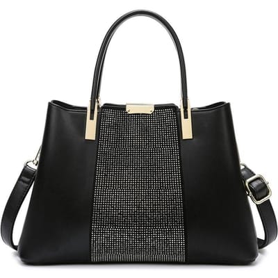 Sacs à bandoulière en cuir PU pour femmes, fourre-tout de luxe de styliste, sac à main de voyage de grande capacité, décontracté noir