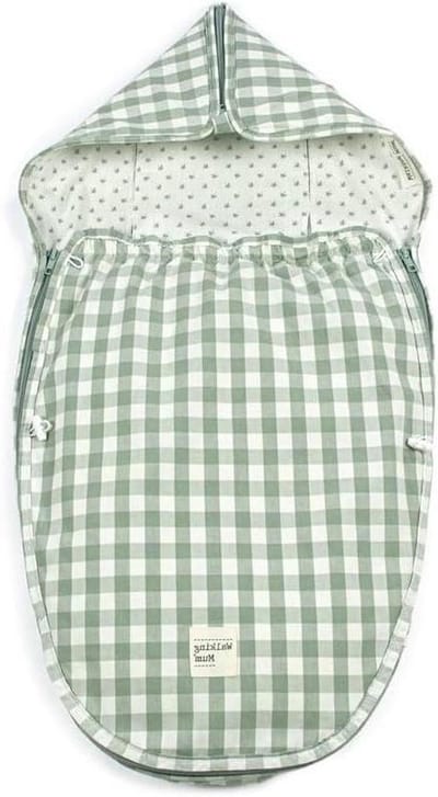 Voetenzak Baby - Babyzak Kinderwagen - Baby Warm Houden - Ademende Mesh Achterzijde - 80 x 41 cm - Groen
