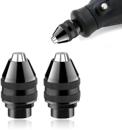 Allecto - Boorklemmen voor Dremel 4486 - 2 Stuks - Mini-Boormachine Accessoires - Precisie - Gereedschap - Klussen