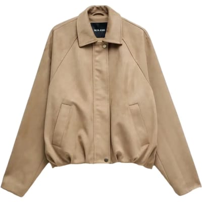 Dames bomber Salsa Jeans Suede Effect