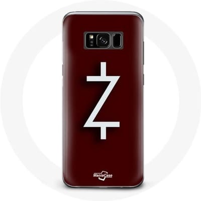 Coque - Ozark - Samsung Galaxy S8 - Logo Z - Rouge - Protection Rigide blanc