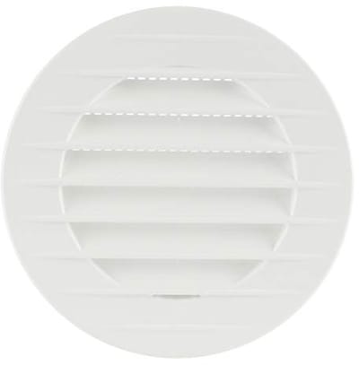 Ventilatierooster met Insectenbescherming - Diverse Kleuren en Maten - Ø 60-160 mm