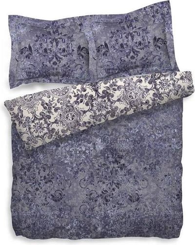 Heckett & Lane Walsh - Dekbedovertrek - Lits-jumeaux - 240x200/220 cm + 2 kussenslopen 60x70 cm - Velvet Blue
