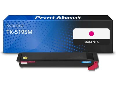 PrintAbout huismerk Toner TK-5195M Magenta Geschikt voor Kyocera