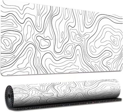 Grote Gaming Muismat met Antislip Rubber Onderkant - Uitbreidbare Muismat (300x800x2mm) voor PC en Laptop