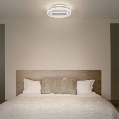 OSRAM LED plafondventilator GRILL, Ø 50 cm, wit, met afstandsbediening