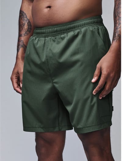 Next - Heren - Active cargo gym trainingshorts - Groen