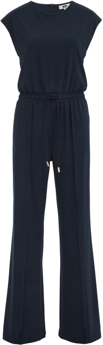 WE Fashion Dames jersey jumpsuit met stretch