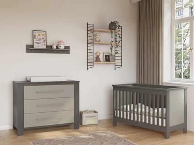 Born Lucky Barolo Babykamer 2-Delig – Ledikant en Commode – Vanaf Geboorte tot ca. 2,5 Jaar