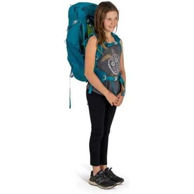 Osprey Ace 38 Rugzak Jeugd (8-15 jaar) (Maat - OS, Kleur - Blue Spikemoss/Deep Peyto)