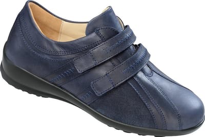 Actiflex - 89598 - Dames veterschoenen - Kleur: Blauw - Maat: 40.5