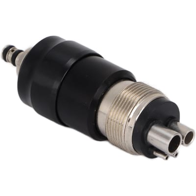 Tandheelkundig Handstuk Adapter Hoge Snelheid Universeel 4 Gaten Snelle Handstuk Wissel Connector black