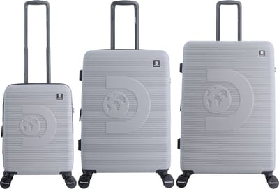Discovery Eclipse Harde Koffer set / Trolley set / Reiskoffer set - (S/M/L) - Grijs - Grijs / Set