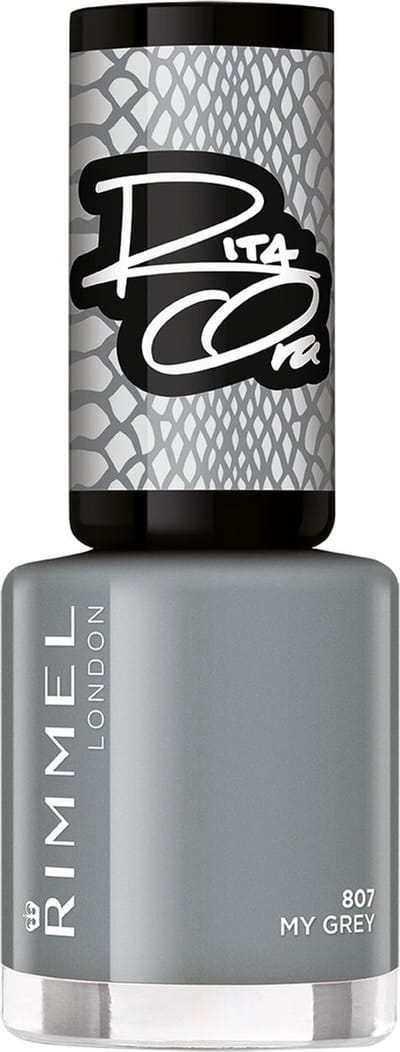 Rimmel London 60 seconds SuperShine Nagellak by Rita - 807 My Grey