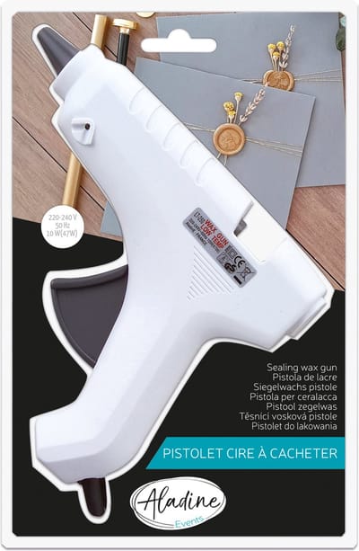 Aladine zegel wax pistool 240V lage temperatuur creatief knutselen.