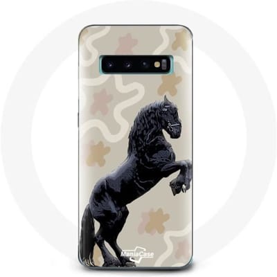Coque pour Samsung Galaxy S10 Frison Cheval
