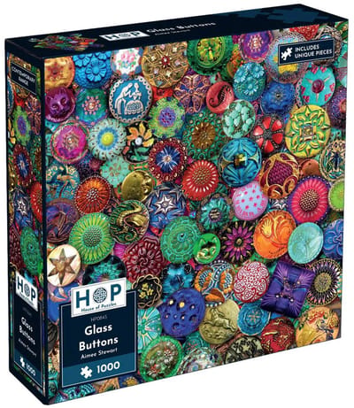 Glass Buttons Puzzel 1000 stukjes