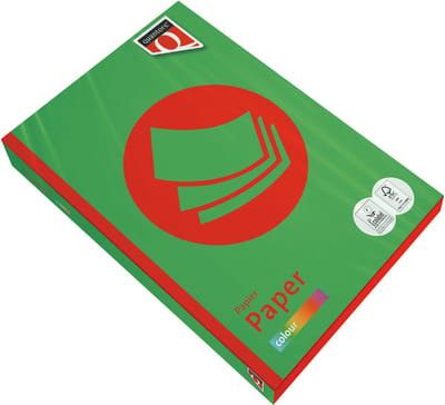 Kopieerpapier quantore colour a4 80gr grasgroen | 5 stuks