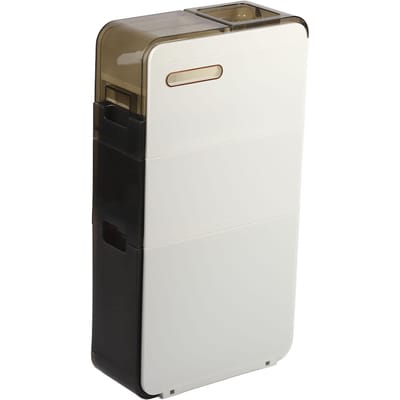 Waterbestendig wit hoekkastje voor de badkamer, grote opbergruimte. white