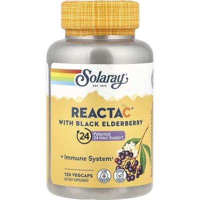 Reacta-C + Vlierbes, 120 Plantaardige Capsules