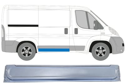 Schuifdeur reparatiepaneel binnen voor Fiat Ducato 2006-2026 / Rechts