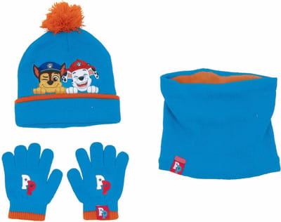 Muts, Handschoenen en Nekwarmer The Paw Patrol Friendship Blauw