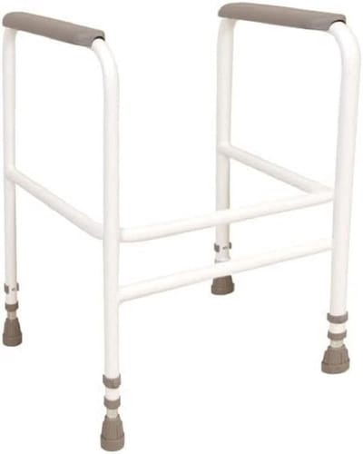 NRS Healthcare M00869 Vrijstaand toiletframe - in hoogte verstelbaar (komt in aanmerking voor btw-aftrek in het VK)
