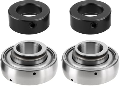 Dailygoods- Lager Model SA204-12 - Binnendiameter 19,05mm - Buitendiameter 47mm - 2 Sets - Compatibel met MTD 941-0309 - Betrouwbare materialen - Rotary Bearing