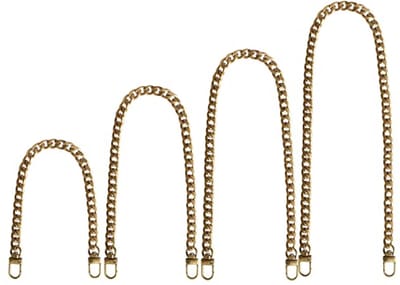 Metalen Zakketting voor Handtas - 4 Stuks - Draagriem en Platte Kettingriem
