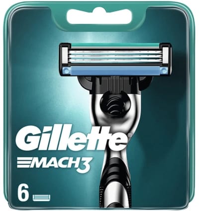 Gillette Mach3 6pc scheermesjes