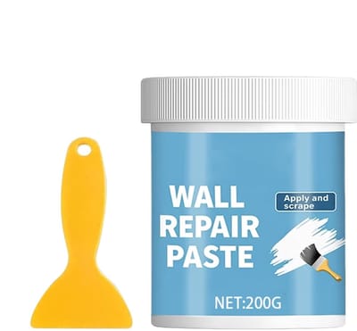 Muurreparatiepasta Kit - Vuller Scheuren Deuken - Woning Renovaties - Waterafstotend Hydrofoob - 200g + Spatel
