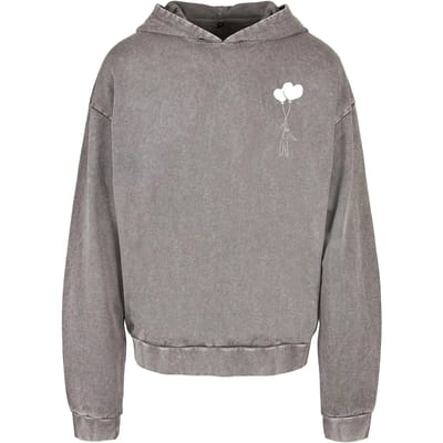 Hoodie Merchcode Love In The Air Acid Washed